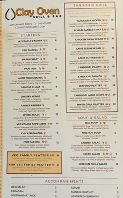 Menu photo 7 Clay Oven Grill & Bar Vacaville, CA Menu photo 7 Clay Oven Grill & Bar Vacaville, CA