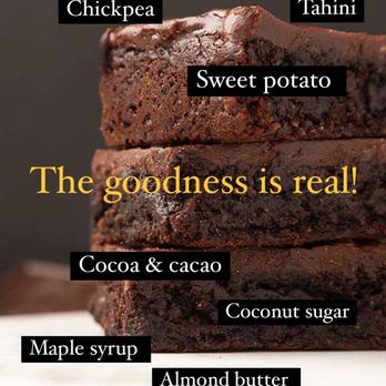 Tia’s Superfood Brownies - the ingredients - Desserts Near Me - Tulsa, Oklahoma Tia’s Superfood Brownies - the ingredients - Desserts Near Me - Tulsa, Oklahoma