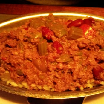 Skinflints - Chilli with rice - American Near Me - Brooklyn, New York