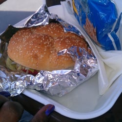 The Chuck Wagon Catering Truck - Buffalo Burger combo