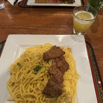 Inca's Peruvian Cuisine - Tallarines a la Huancaina - Latin American Near Me - Tucson, Arizona