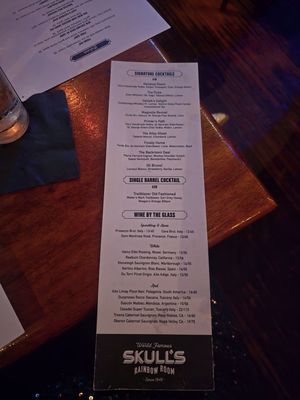 Menu photo 1 Skull's Rainbow Room Nashville, TN Menu photo 1 Skull's Rainbow Room Nashville, TN