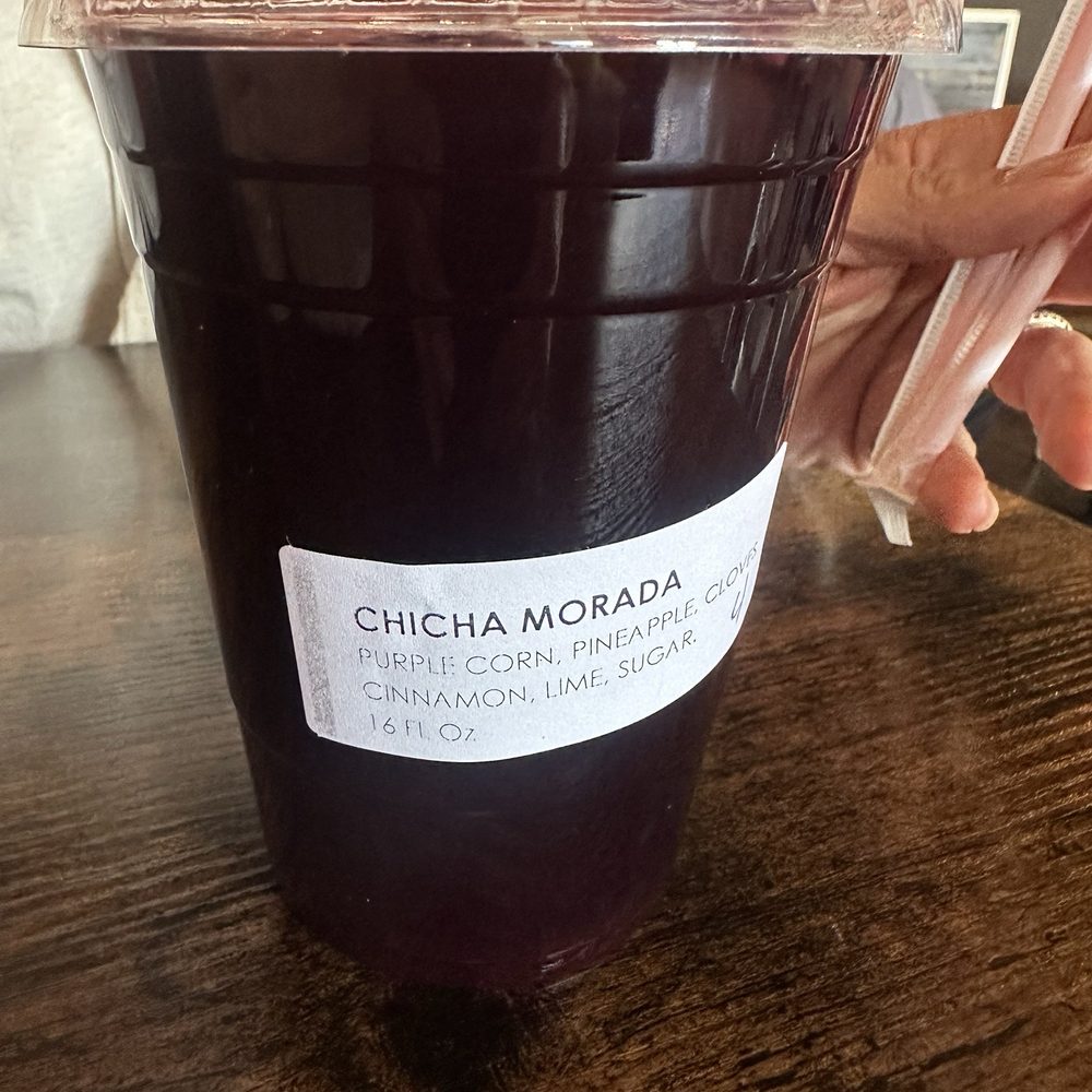 Red Panka - Really delicious chicha morada, a Peruvian corn pineapple drink. - Peruvian Near Me - Redlands, California Red Panka - Really delicious chicha morada, a Peruvian corn pineapple drink. - Peruvian Near Me - Redlands, California