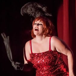 Rogue Burlesque - Dixie Douya, hott mama and Rogue Burlesque founding member