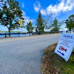 Geno's Chowder & Sandwich Shop - Their sign at the end of the road is how I found Genos - best lobster rolls EVER!