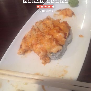 Kirin Sushi - The Volcano roll after a bite... or two:) - Sushi Bars Near Me - Antioch, Tennessee