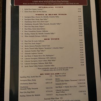 Obsidian Dining Room - Snow Lodge Wine List - American Near Me - Yellowstone National Park, Wyoming Obsidian Dining Room - Snow Lodge Wine List - American Near Me - Yellowstone National Park, Wyoming