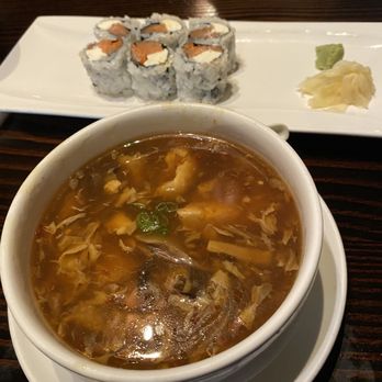 Blossom Asian Bistro - Hot and Sour Soup. Be prepared...very spicy! - Sushi Bars Near Me - Mount Arlington, New Jersey Blossom Asian Bistro - Hot and Sour Soup. Be prepared...very spicy! - Sushi Bars Near Me - Mount Arlington, New Jersey