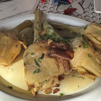 Buona Forchetta - Grilled marinated artichokes - Pizza Near Me - Encinitas, California Buona Forchetta - Grilled marinated artichokes - Pizza Near Me - Encinitas, California