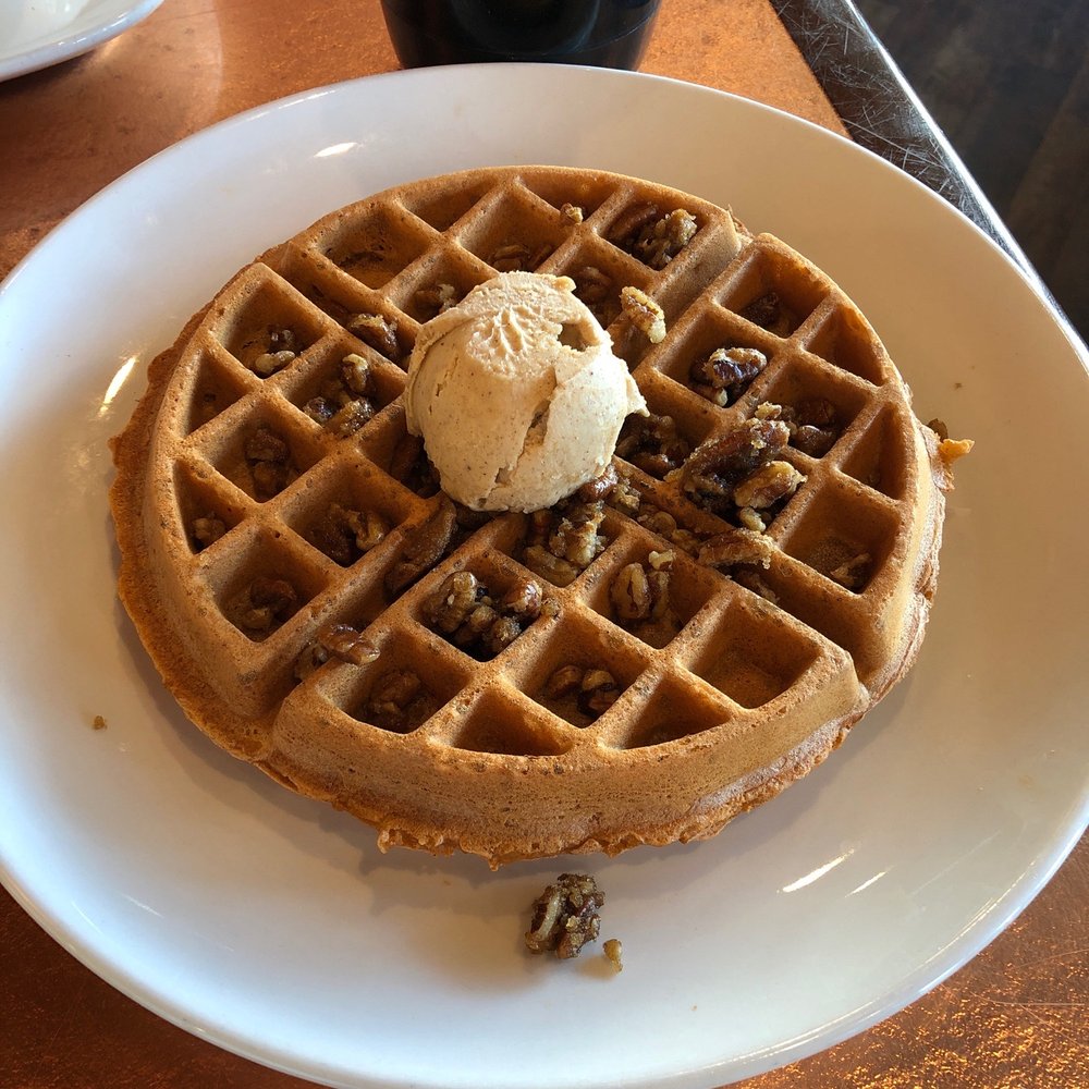 Another Broken Egg Cafe - Sweet Potato Waffle - Breakfast & Brunch Near Me - Delray Beach, Florida Another Broken Egg Cafe - Sweet Potato Waffle - Breakfast & Brunch Near Me - Delray Beach, Florida