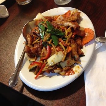 Zabb Thai Cuisine - Spicy basil crispy chicken - Thai Near Me - San Francisco, California