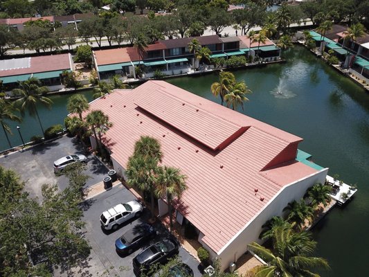 Miami Lakes Greentree Lane Project - This project was orchestrated with four different property owners who shared a roof between them. I was able to get them all on board at the same time to get them a beautiful roof without any ugly unions. Miami Lakes Greentree Lane Project - This project was orchestrated with four different property owners who shared a roof between them. I was able to get them all on board at the same time to get them a beautiful roof without any ugly unions.