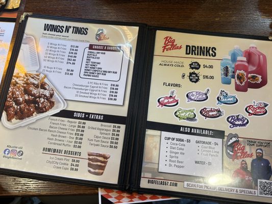 Menu photo 1 Big Fellas Syracuse, NY Menu photo 1 Big Fellas Syracuse, NY