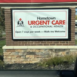 Hometown Urgent Care - Outside sign of Hometown Urgent Care & Occupational Health in Barberton, Ohio.