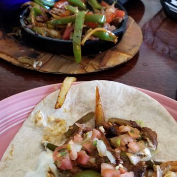 Esmeralda's Mexican Restaurant - Steak Fajitas were tasty, served with delicious home made beans and quality tortillas. - Mexican Near Me - Ripon, California Esmeralda's Mexican Restaurant - Steak Fajitas were tasty, served with delicious home made beans and quality tortillas. - Mexican Near Me - Ripon, California