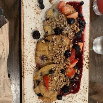 First Watch - Blueberry muffin top griddle cakes - Breakfast & Brunch Near Me - Winter Park, Florida