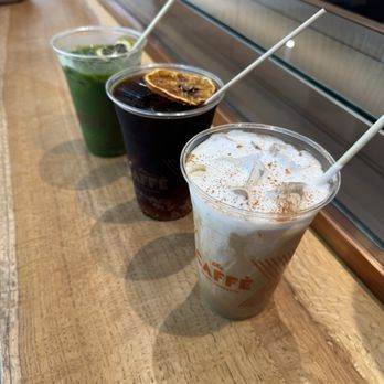 The Caffè by Mr. Espresso - Matcha Tonic, Cold Brew Tonic, and The Great Pumpkin - Cafes Near Me - Oakland, California