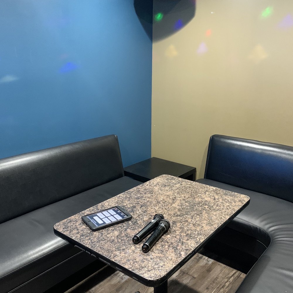 Max Karaoke Studio - Room we were given for four people - Karaoke Near Me - Fountain Valley, California