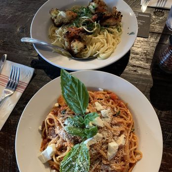 Sicilian Oven - Pasta with Shrimp & Pasta with eggplant yummy delicious - Italian Near Me - Lighthouse Point, Florida Sicilian Oven - Pasta with Shrimp & Pasta with eggplant yummy delicious - Italian Near Me - Lighthouse Point, Florida