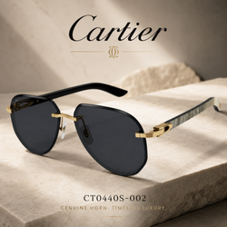 Lexor Miami - Timeless craftsmanship. Rare luxury. 
Discover the Cartier CT0440S-002 Genuine Horn Sunglasses