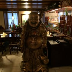 Hou Hou - Buddha greeting you on the inside of the restaurant!