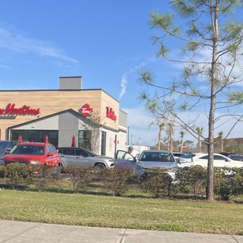 Tim Hortons - Taken from the Circle K next door. Long line at drive thru - Coffee & Tea Near Me - Bradenton, Florida Tim Hortons - Taken from the Circle K next door. Long line at drive thru - Coffee & Tea Near Me - Bradenton, Florida