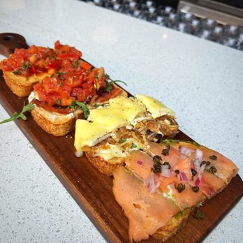 Postino Westminster - Chef special, Bacon-Tomato, French Onion, Salmon lox and pesto. - Wine Bars Near Me - Westminster, Colorado