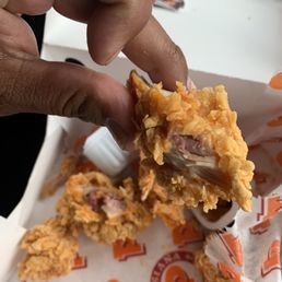 The tenders were raw!! Don't eat here!!!! No one has even said anything about the raw tenders not even about replacing or refunding us!!!!