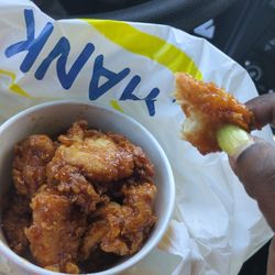 Chester's Chicken - Hot and flavorful honey garlic boneless wings