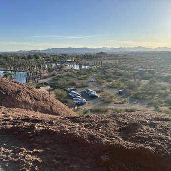 Hole-in-the-Rock - Sitting inside the hole looking out over Phoenix Airport. Nice easy walk, pretty sights. - Hiking Near Me - Phoenix, Arizona Hole-in-the-Rock - Sitting inside the hole looking out over Phoenix Airport. Nice easy walk, pretty sights. - Hiking Near Me - Phoenix, Arizona