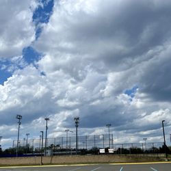 Thomas Jefferson High School for Science and Technology - 4/1/26 Parking by the fields - look at those clouds!