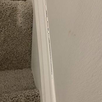 KM Homes - Cracks in the stairwell after closing a week ago - Real Estate Agents Near Me - Alpharetta, Georgia