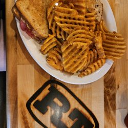 Rusty Tractor Family Restaurant - Great Reuben and Tractor Tread fries!