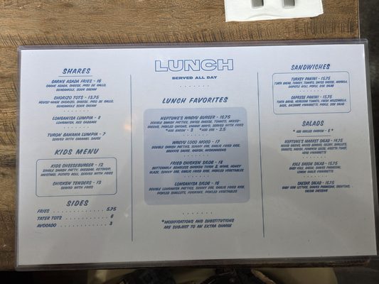Menu photo 2 Neptune's Alameda, CA Menu photo 2 Neptune's Alameda, CA