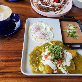 Gina's Kitchen +Catering - Enchiladas al caballo. - Breakfast & Brunch Near Me - Rancho Cucamonga, California