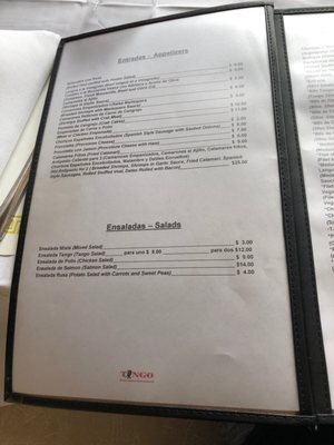 Menu photo 5 Tango Argentinian Steakhouse Central Islip, NY