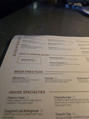 Menu photo 1 Blossom & Bourbon San Jose, CA