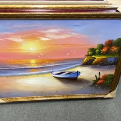 Seaside Art Gallery - Bought a second painting!