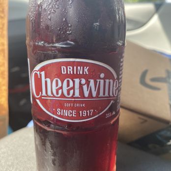 PDQ - Clermont - a closeup of a bottle of cheerwine - Chicken Shop Near Me - Clermont, Florida