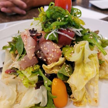 Tera sushi - Yummy poke salad with many fishes, Avocado, and a delicious sesame dressing. - Japanese Near Me - Corona, California