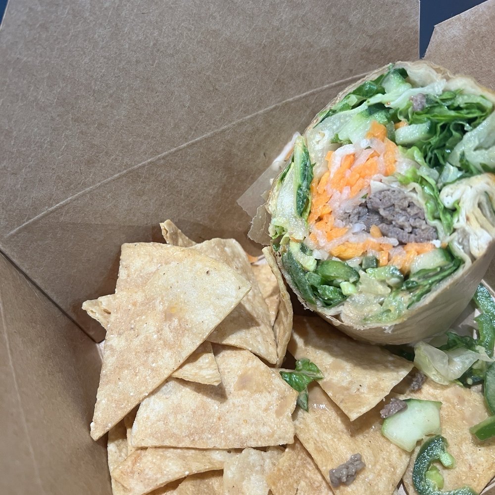 Cafe Square One - Bulgogi Wrap - Salad Near Me - Philadelphia, Pennsylvania