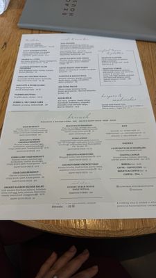 Menu photo 2 The Beach House Restaurant West Vancouver, BC Menu photo 2 The Beach House Restaurant West Vancouver, BC