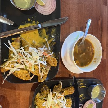 Biryani Pot Bar & Indian Grill - SHEEK KABAB One is lamb and one is chicken. The chicken is a little more hard than expected but the taste is delicious. - Indian Near Me - Concord, North Carolina Biryani Pot Bar & Indian Grill - SHEEK KABAB One is lamb and one is chicken. The chicken is a little more hard than expected but the taste is delicious. - Indian Near Me - Concord, North Carolina