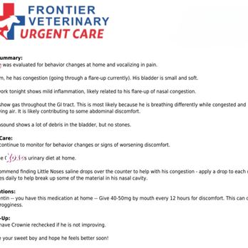 Frontier Veterinary Urgent Care - Veterinarians Near Me - Greenfield, Wisconsin