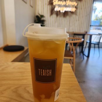 Teaish & Coffee - Mango Peach Green Tea 5/5 - Coffee & Tea Near Me - Buena Park, California