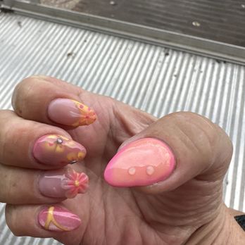 Diamond Nail Bar - Summer nail design with a 3-D flair. - Nail Salons Near Me - Schofield, Wisconsin Diamond Nail Bar - Summer nail design with a 3-D flair. - Nail Salons Near Me - Schofield, Wisconsin
