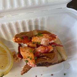 Trucks and Taps - Half of the Connecticut lobster roll