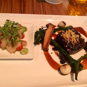 Morimoto - Wagyu beef with mushrooms and Sashimi - Japanese Near Me - Las Vegas, Nevada