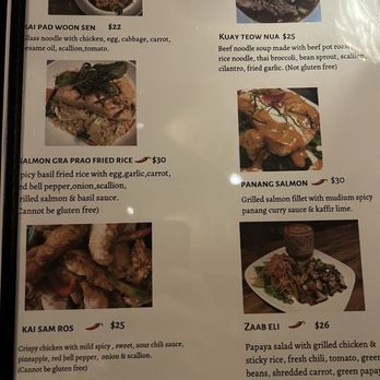 Isaan Thai Star - 9/29/2024-menu - Thai Near Me - Hudson, New York