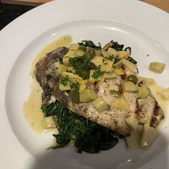 La Buca - Barramundi fish special over spinach - Italian Near Me - Philadelphia, Pennsylvania